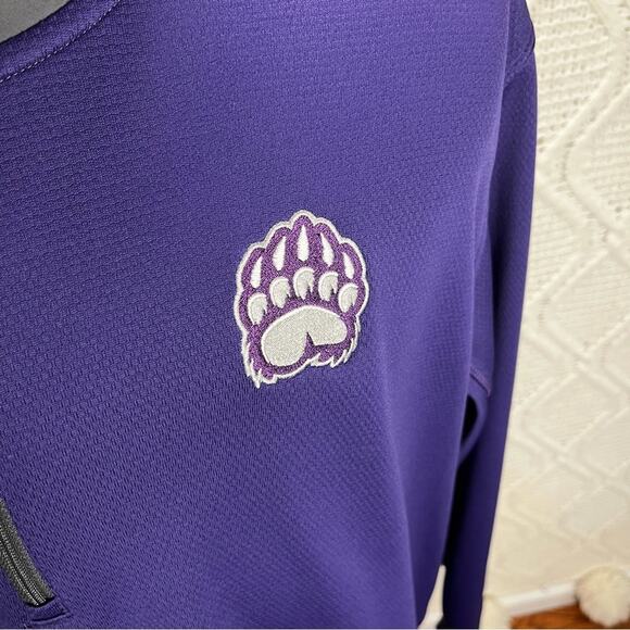 NIKE | Coaches 1/2 Zip Pullover Men's Sweatshirt Purple and Gray XXL - Picture 3 of 11